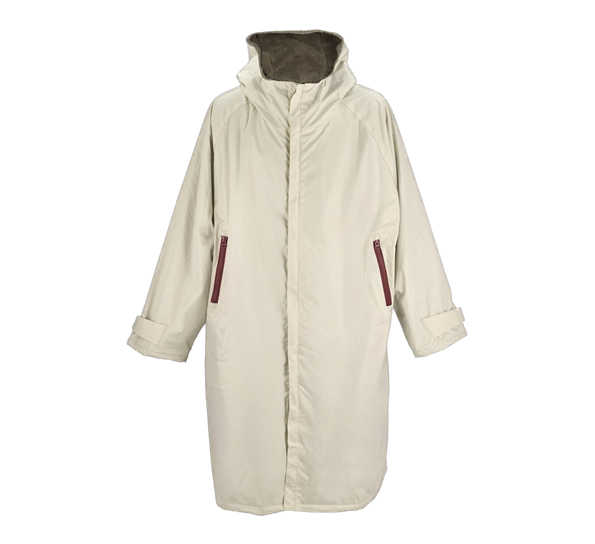 North vinterbadekåpe S M beige fra Södahl