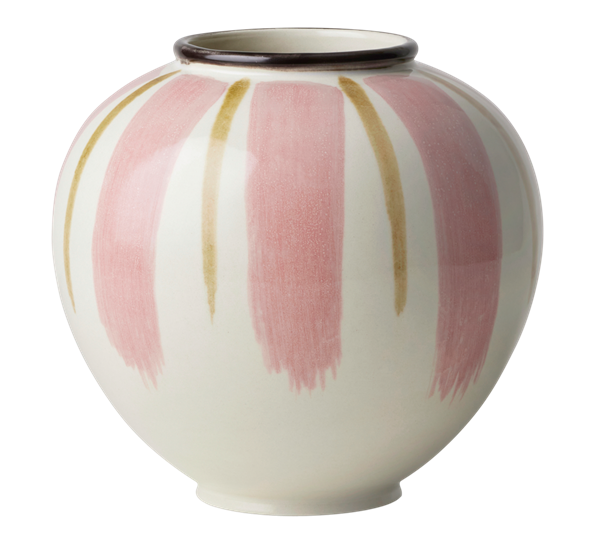 Canvas vase h15 cm rosa fra Kähler