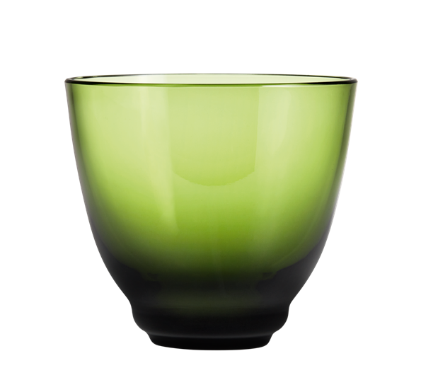 Flow vannglass olivengrønn 35 cl fra Holmegaard