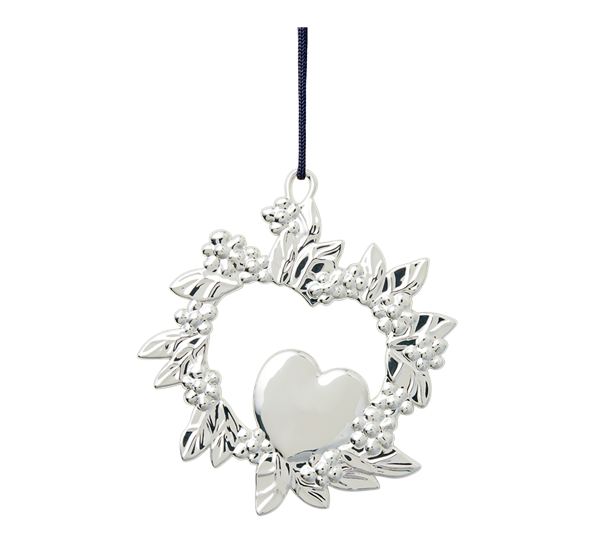 Karen Blixen vilt hjerte h8 forsølvet fra Rosendahl