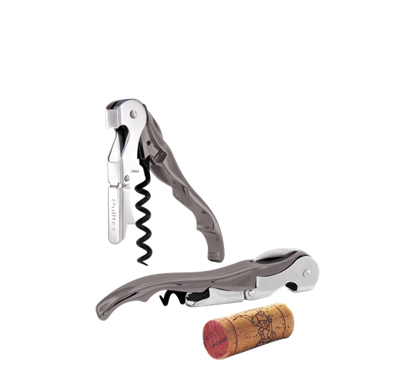 Pulltaps vinåpner Classic graphite med etui fra Pulltex
