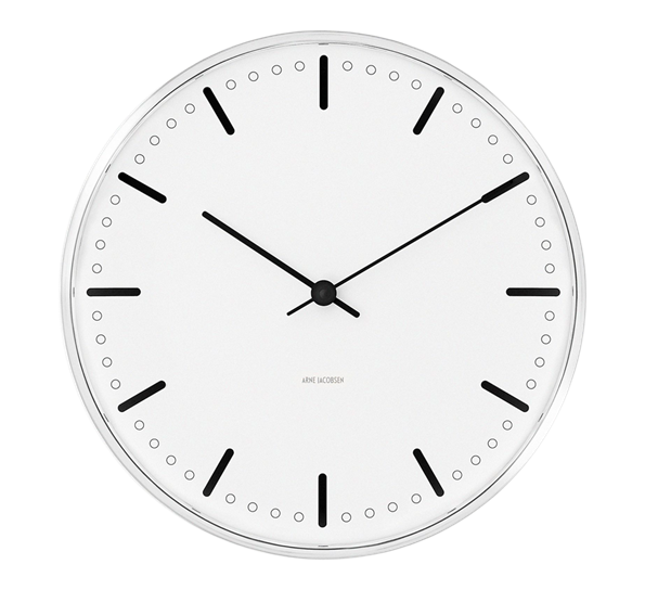City Hall veggklokke 29 cm fra Arne Jacobsen klokker