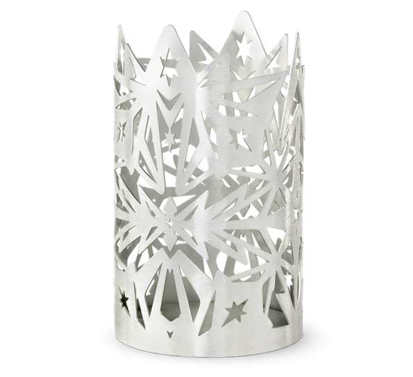 Karen Blixen lysestake H16 forsølvet fra Rosendahl