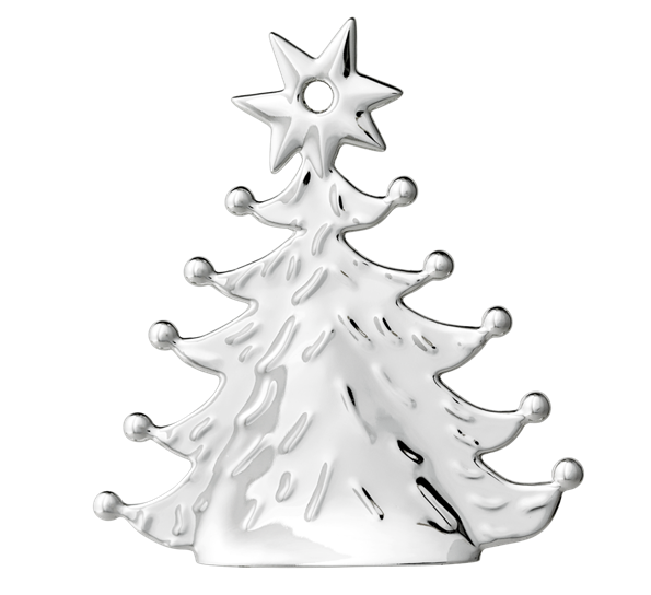 Karen Blixen juletre H8 forsølvet fra Rosendahl