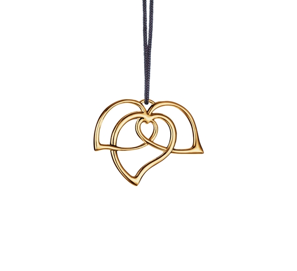 Karen Blixen hjerter forgylt fra Rosendahl