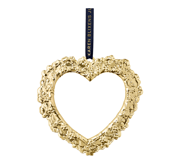 Karen Blixen blomster i lag h11,5 forgylt fra Rosendahl