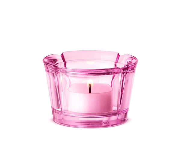 Grand Cru telyslykt rosa fra Rosendahl