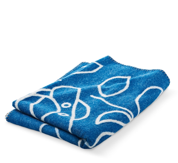 Pledd blått fra Kay Bojesen