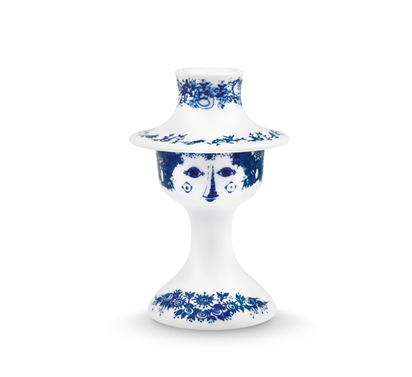 Felicia lysestake 13,5 cm blå fra Bjørn Wiinblad