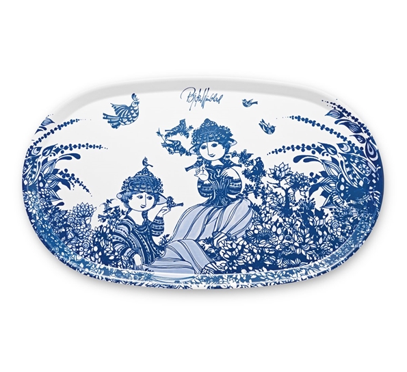 Papagena brett blått fra Bjørn Wiinblad