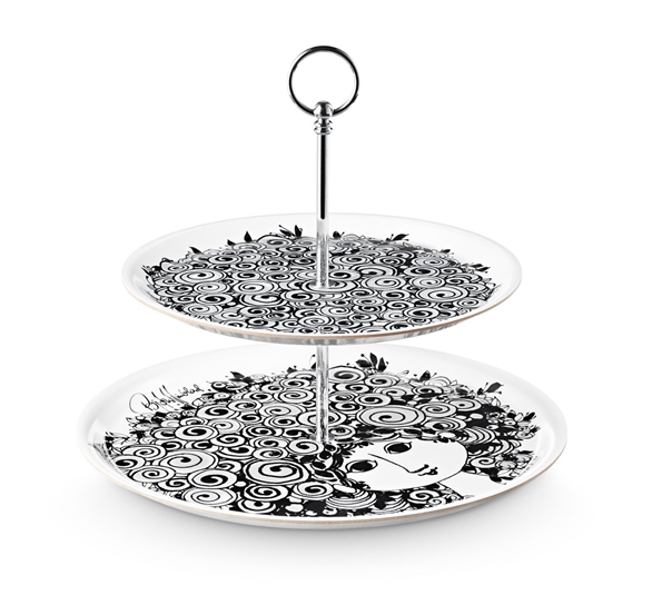 Rosalinde etasjefat sort fra Bjørn Wiinblad