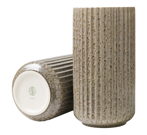 Radiance vase 20,5 cm grå fra Lyngby Porcelæn