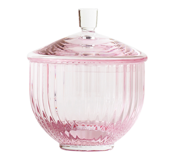 Bonbonniere sart rosa fra Lyngby Porcelæn