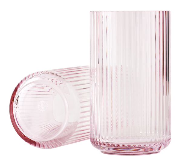 Lyngbyvase 25 cm sart rosa 1 fra Lyngby Porcelæn