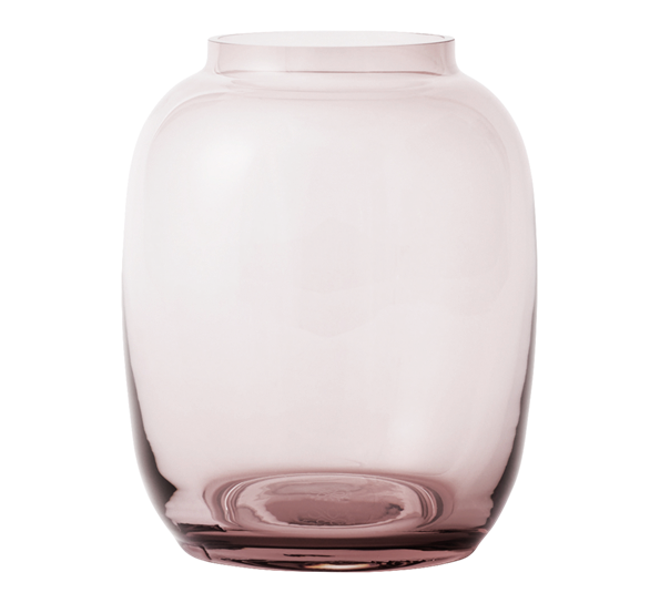 Form 140 1 vase burgunder fra Lyngby Porcelæn