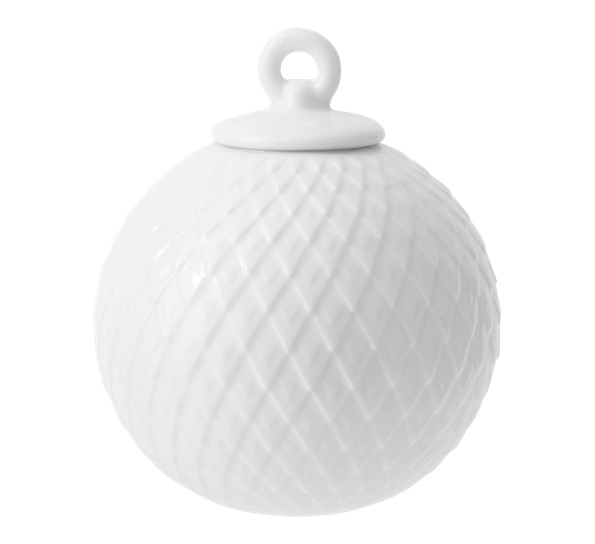 Rhombe kule hvit fra Lyngby Porcelæn