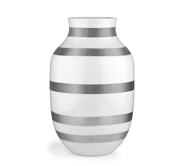 Omaggio vase stor sølv 30,5 cm fra Kähler