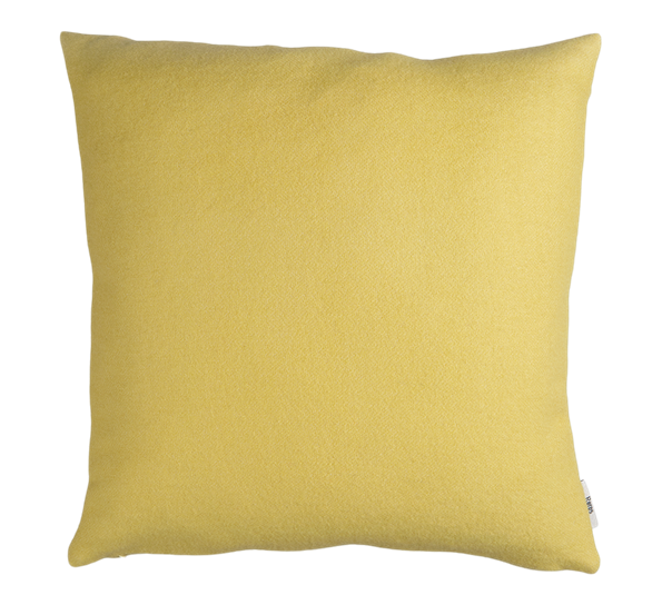 Stemor pute sunshine yellow 50x50 cm fra Røros Tweed