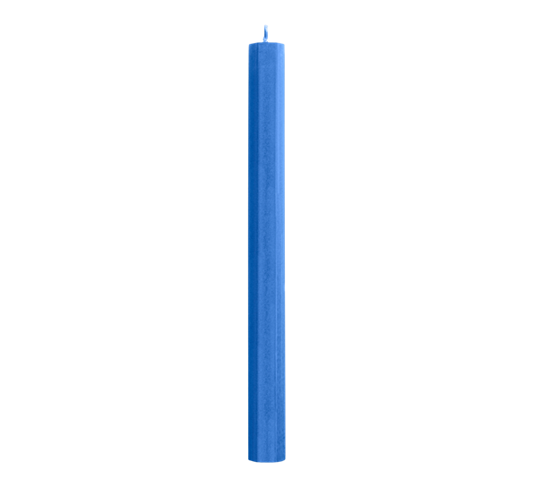 Hexagon candle lys ultramarine blå HAY