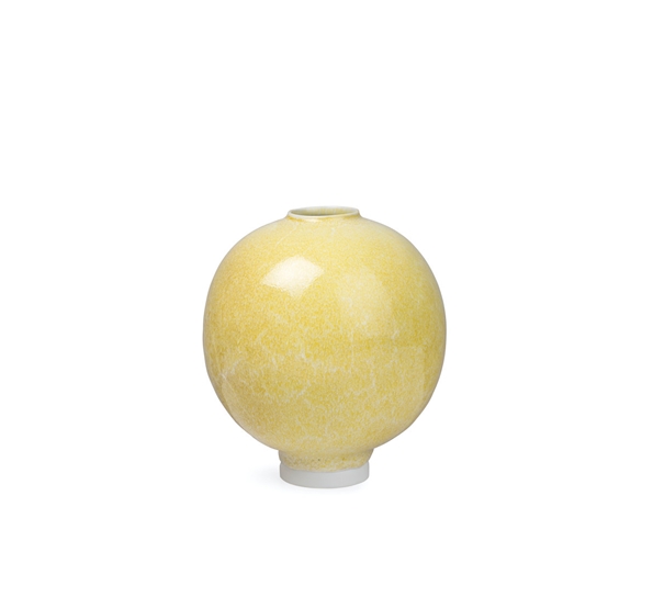 Unico vase okergul 17 cm fra Kähler