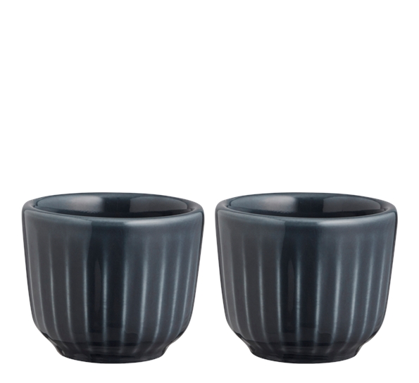 Hammershøi eggeglass antrasittgrå 2pk fra Kähler