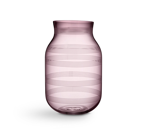 Omaggio vase glass plomme 28 cm fra Kähler