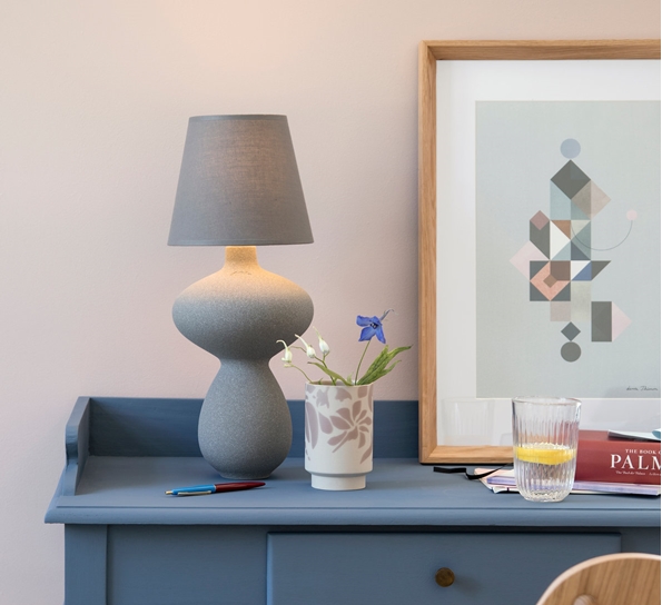 Balustre lampe 44,5 cm antrasitt fra Kähler