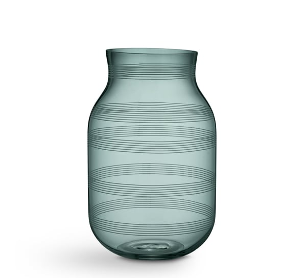 Omaggio vase glass mosegrønn 28 cm fra Kähler