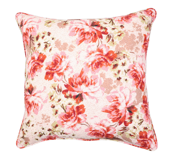 Putetrekk lin- og bomull 50x50 cm Flora ByTiMo