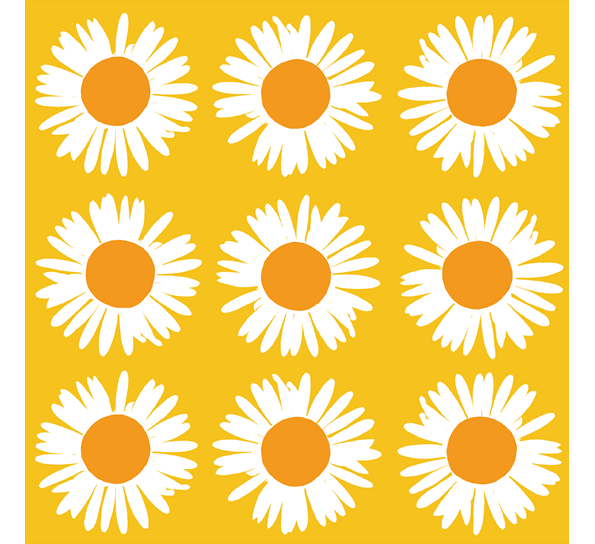Marimekko Auringonkukka gul lunsjservietter fra Havi