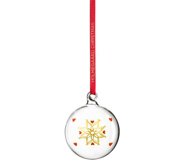 2021 årets julekule klar fra Holmegaard