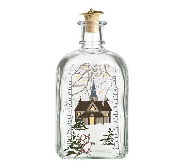 2021 juleflaske 73 cl fra Holmegaard