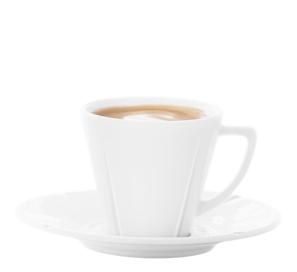 Grand Cru espressokopp med skål. fra Rosendahl