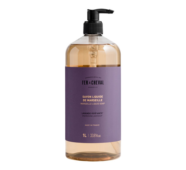<p>Marseille flytende såpe refill&nbsp;Energising Lavender 1L Fer á Cheval</p>
