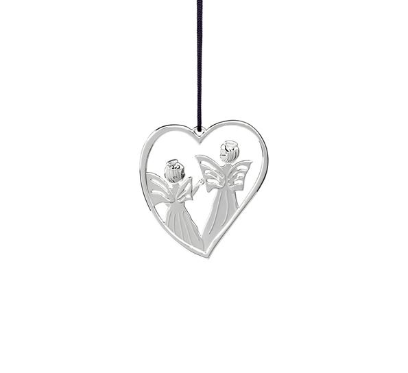 Karen Blixen hjerteengel forsølvet fra Rosendahl
