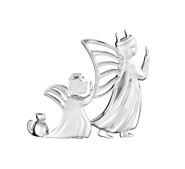 Karen Blixen luciatog bordpynt forsølvet fra Rosendahl