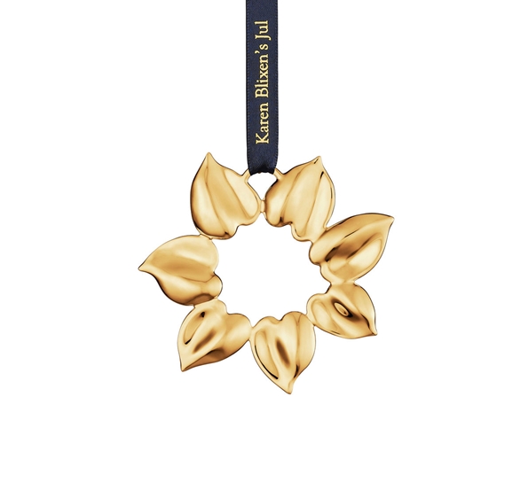 Karen Blixen stjernesol forgylt fra Rosendahl