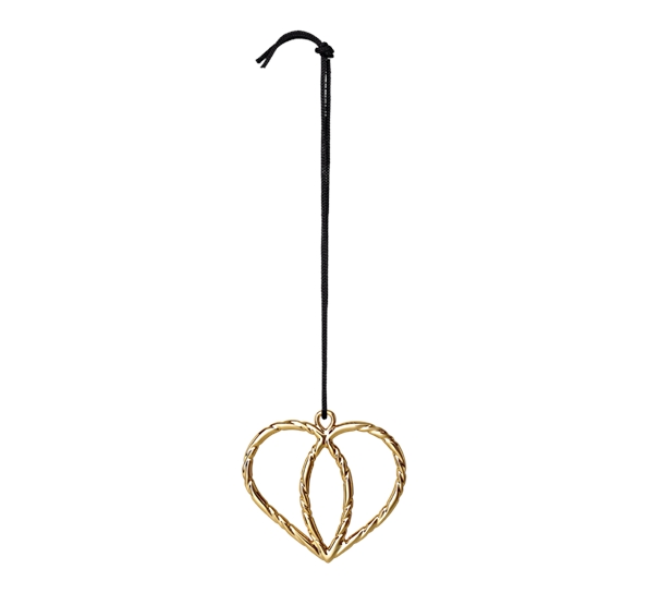 Karen Blixen hjertekrone forgylt fra Rosendahl