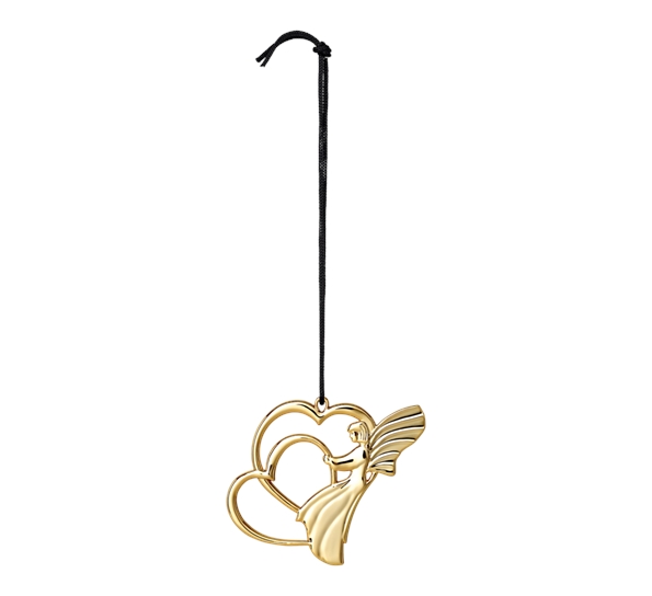 Karen Blixen englehjerte forgylt fra Rosendahl