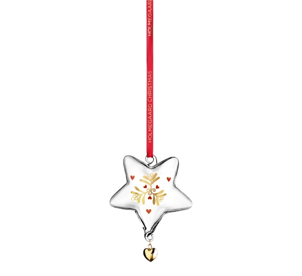 2018 julestjerne fra Holmegaard