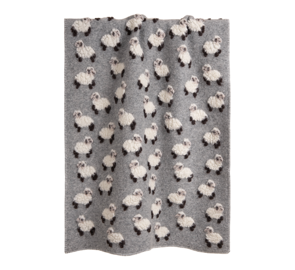 <p>Baby sweet lamb ullpledd 75X100 cm grå Frati Home</p>