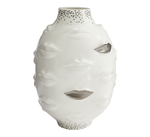 Sparkling Muse Gala vase hvit Jonathan Adler