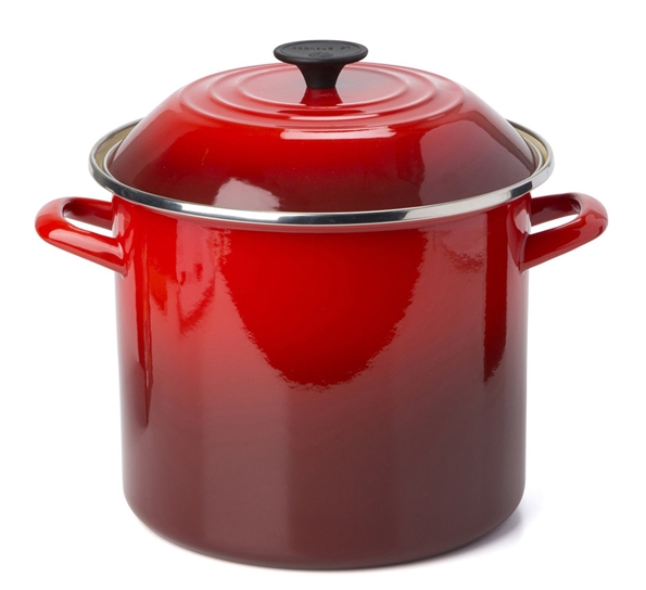 Emaljert stålgryte 11,4 liter rød fra Le Creuset