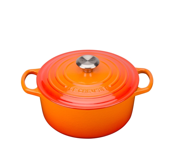 Jerngryte rund 2,4l 20cm vulkan. fra Le Creuset
