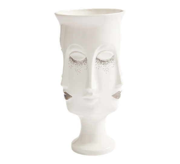 Sparkling Muse Dora Maar urne hvit Jonathan Adler