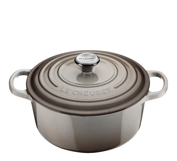 Jerngryte rund 4,2l 24cm nutmeg. fra Le Creuset