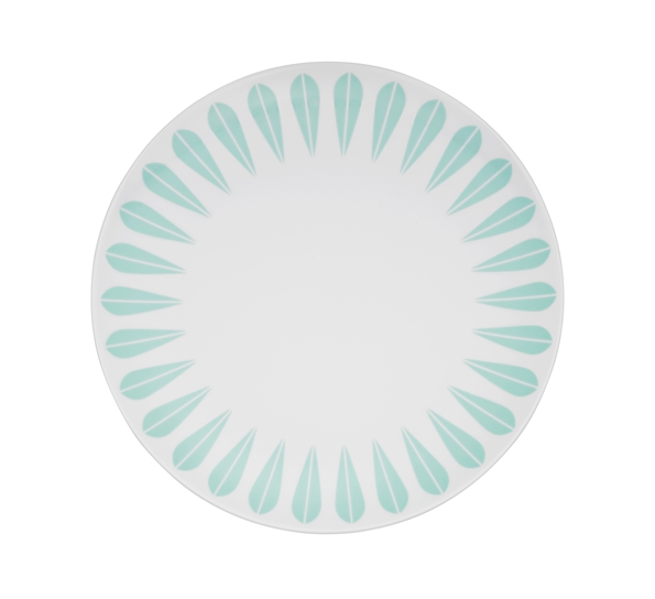 Lotus tallerken flat 28 cm mintgrønn fra Lucie Kaas
