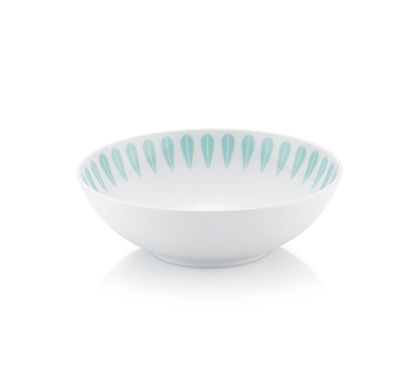 Lotus tallerken dyp 18 cm mintgrønn fra Lucie Kaas