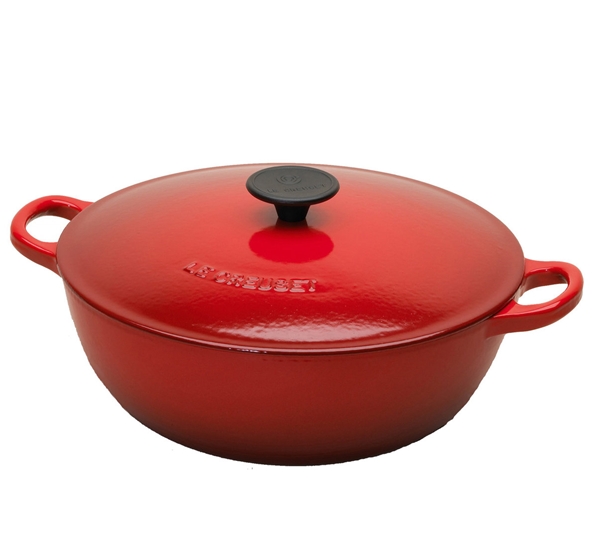 Stekegryte 7 liter rød fra Le Creuset