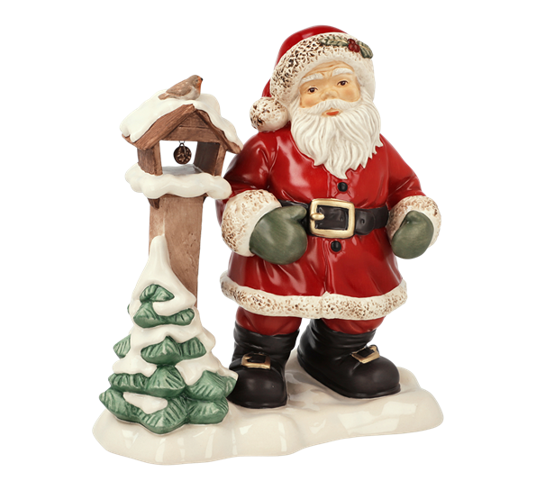 Julenisse A Song for Santa 24 cm fra Goebel